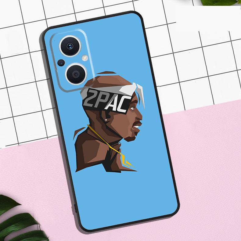 

Rapper 2pac Singer Tupac Case For OPPO Reno 13F 13 12 12F 11 11F 8T 7 8 10 Pro OPPO Find X8 Pro X6 X3 X5 Lite Cover OPPO Reno13 F