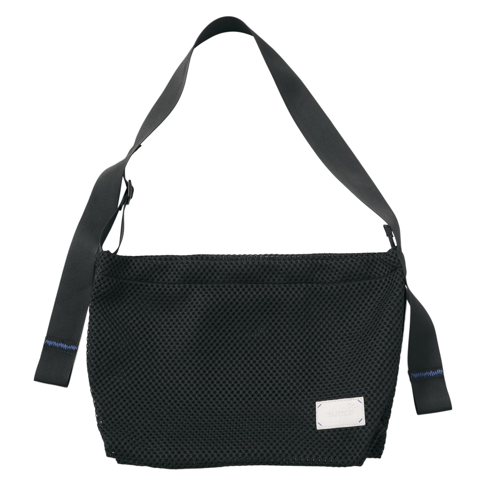 Mesh Shoulder Bag with Color Size 91206011 Women s Stitching, L,