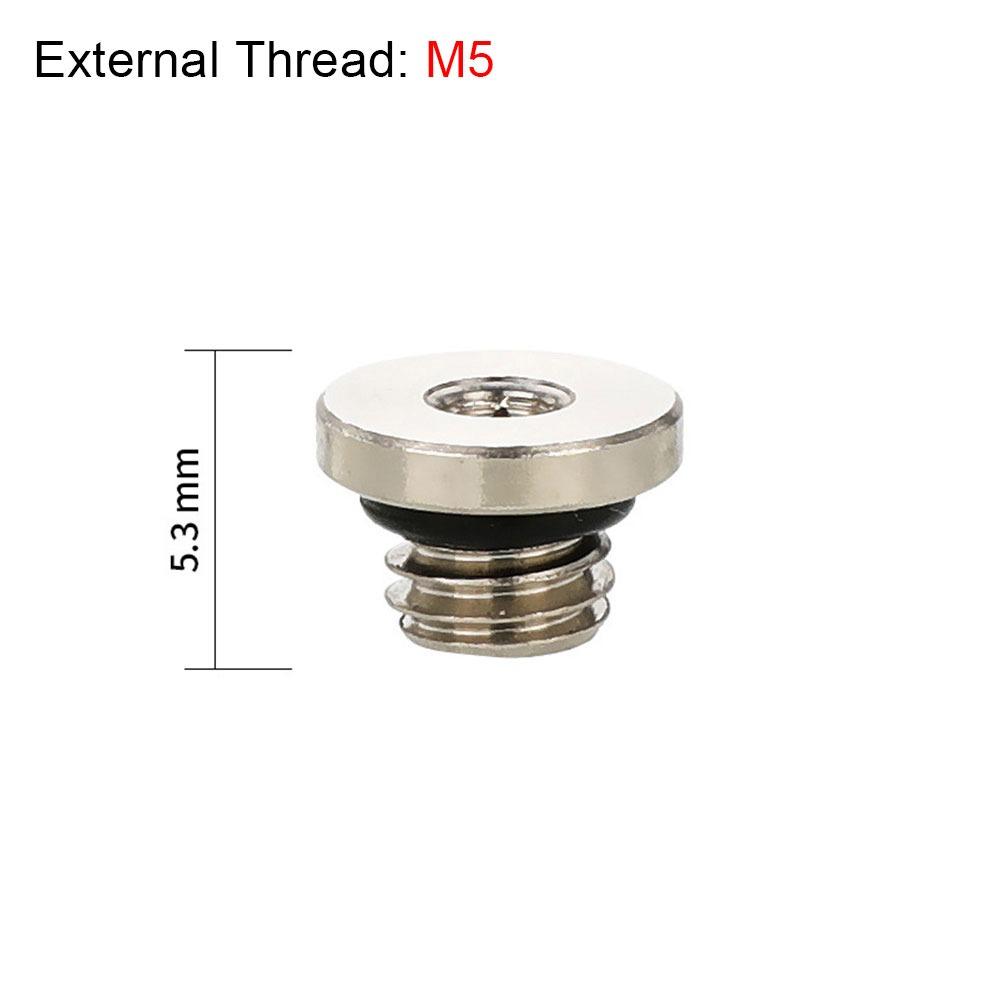 

1Pcs M5 G1/8 G1/4 G3/8 G1/2 Pneumatic Fitting Stuffy Head Hexagon Socket End Cap Plug Brass External Thread Teeth Air Connector