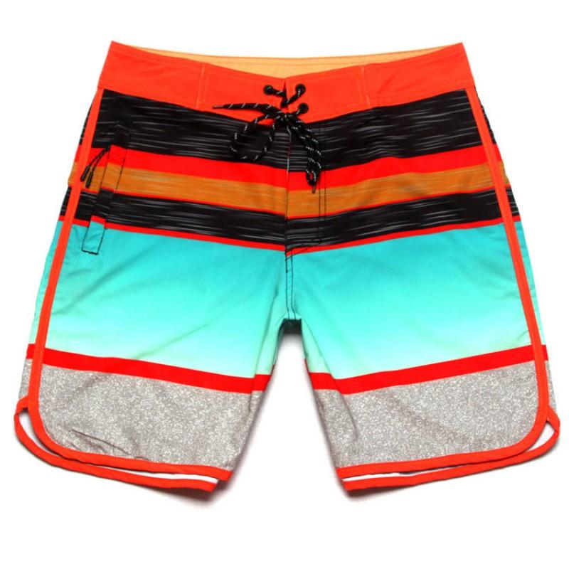 Mens Quick-Dry Stretch Board Shorts Surfing Swimming Beach Wear Lightweight Athletic Swim Trunks
