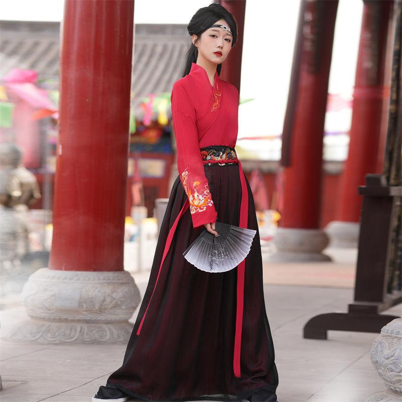 Men's Clothing Hanfu Martial Arts Style Chivalrous Handsome Men's Suit
