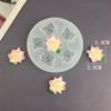 Reusable Silicone Flower Shaped Mold For Resin Clay Jewelry Tools Sturdy Flexible Easy Clean Design