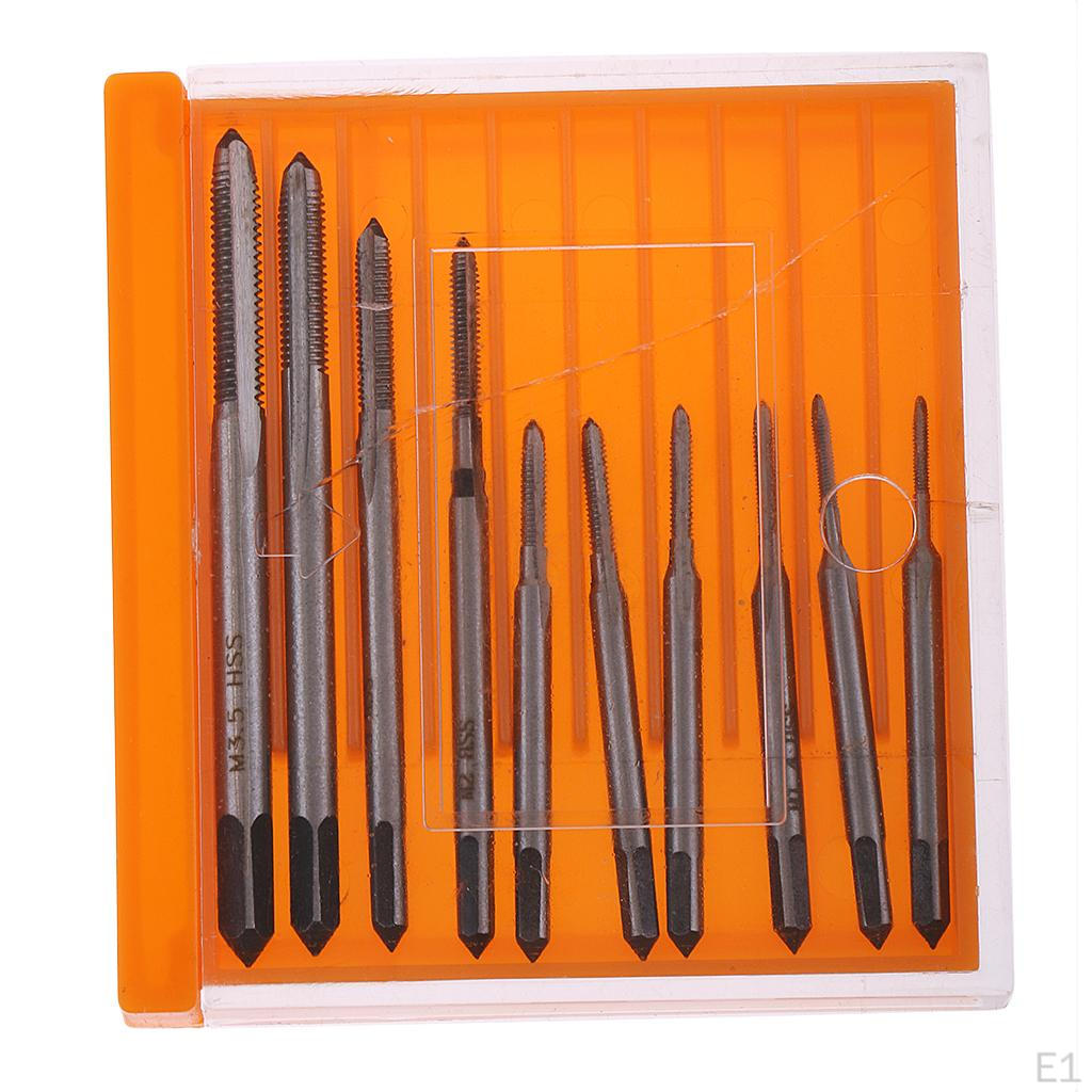 10Pieces M1-M3.5 Little Hand Screw Tap Drill Die Touching Tools