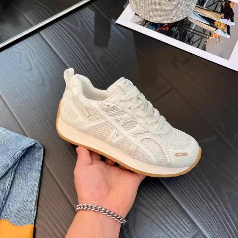 

Mesh breathable versatile platform casual shoes 2025 spring new Ou Ruo dynamic style Forrest Gump shoes sports shoes women 35