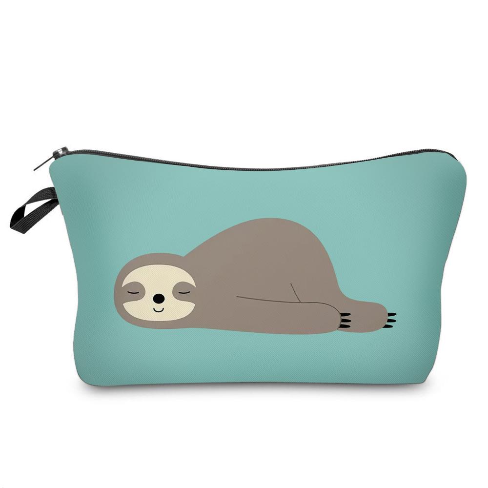 Women Cosmetic Bag Multiple Pattern Fashion Portable Casual Storage Travel Pouch Toiletry Bags