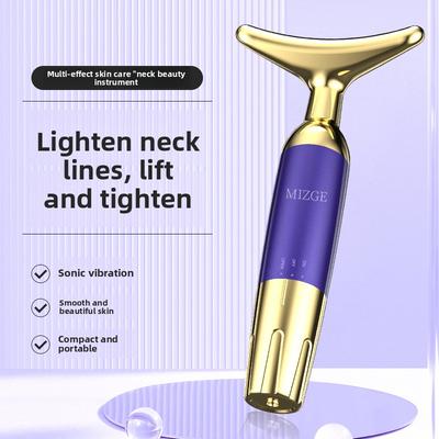 Mājsaimniecības skaistumkopšanas instruments sejas liftingam, savilkšanai, vibrācijai, kakla skaistumkopšanas instruments, sejas skaistumkopšanas instruments, ievadītājs, plecu un kakla gaisma