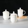 Hotel Hotel Water Cup Office Meeting Cup Phnom Penh Ceramic Teacup Gift Cup Set Engraving