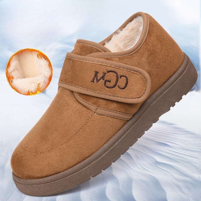 

Мягкая подошва с подкладкой Толстая подошва Бин Дома Теплые Хлопковые Туфли Путливые Туфли Зимние Ботинки Для Улицы Походов Холодная Зима Обувь Флис Противоскользящие Ботинки 41