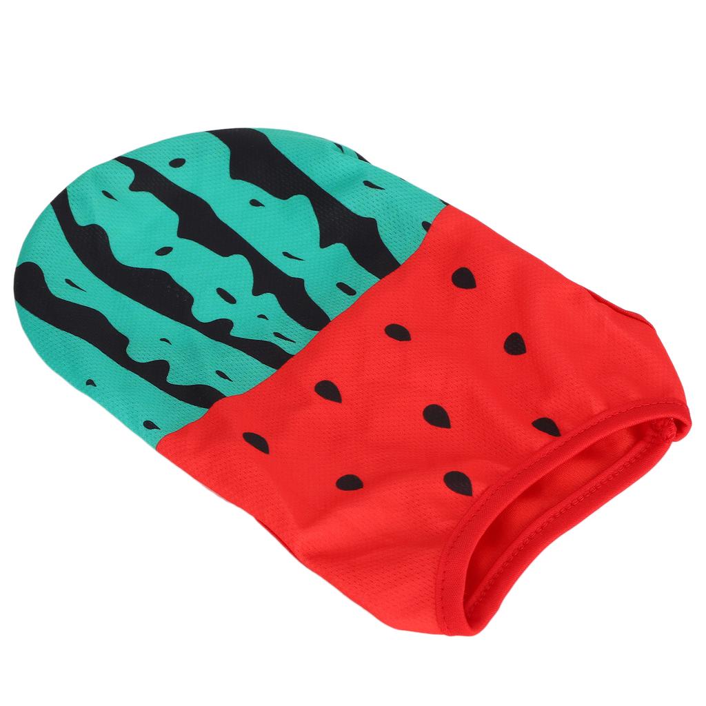 Roupa de Melancia de Verão para Animais de Estimação Colete de Porco Cachorro Não Pegajoso Leve Camiseta Sem Mangas