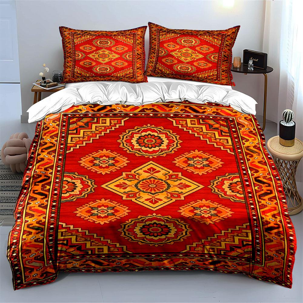 Geometric and Floral Medallions. Bedding Sets Duvet Cover Sets Duvet Covers Pillowcases(1* Duvet Cover 2* Pillowcases Without Duvet Insert)
