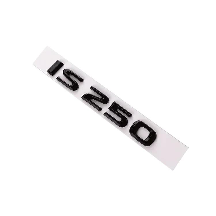 ABS Bilkarosseri Sideemblem Styling for Lexus IS200 IS350 IS250 IS300 Bakre Bagasjeromsskilt Dekal Dekorasjon