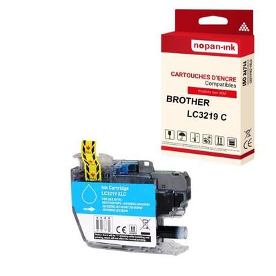 NOPAN-INK - X1 Compatible Cartridge for BROTHER LC 3219 XL LC3219XL Cyan (Books) for Brother MFC-J 5330 DW 5330 DW XL 5335 DW 573