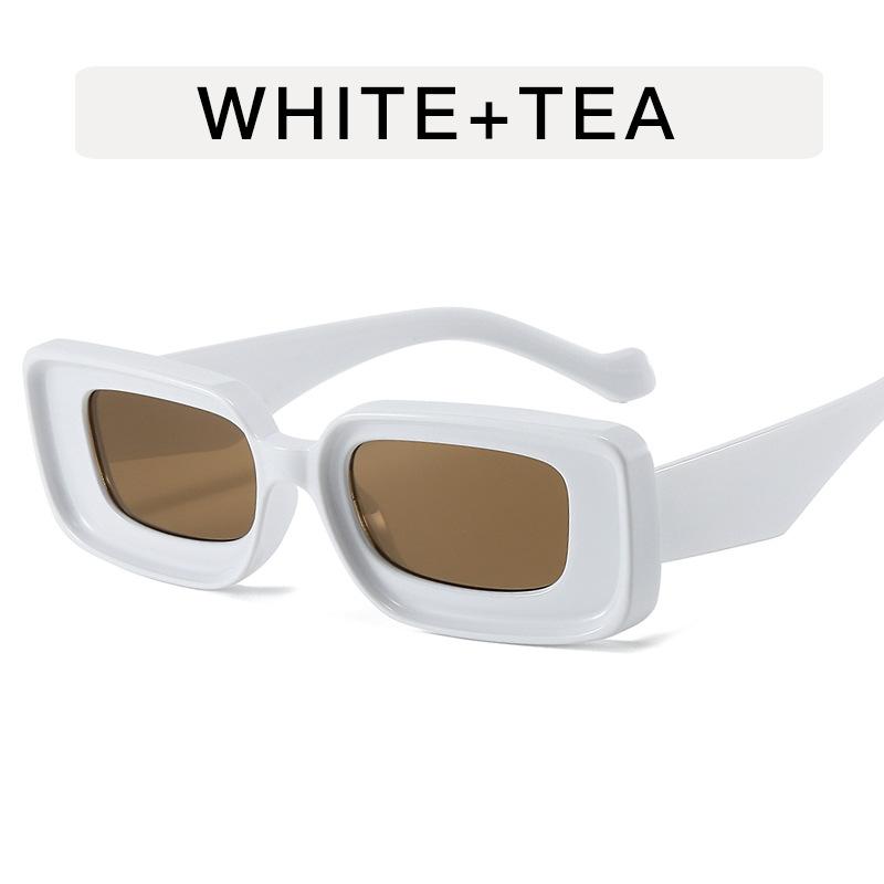 European American Stylish Sun Glasses Man Rectangle Shape Anti-glare Woman Sunglasses Vintage Stylish Female Sunglass