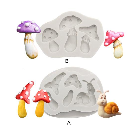 Φόρμα Κέικ Yousheng Σιλικόνη Τροφίμων Ανθεκτική στη Θερμότητα Μανιτάρι Σαλιγκάρια Φόρμα Φοντάν Εργαλείο Διακόσμησης Κέικ Κουζινικά Είδη