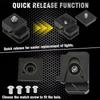 Universal Quick Release Bracket Hood Led Ditch Pods Work Cube Lights Mount Holder for SUV 4X4 Offroad Cars Adjustable Black
