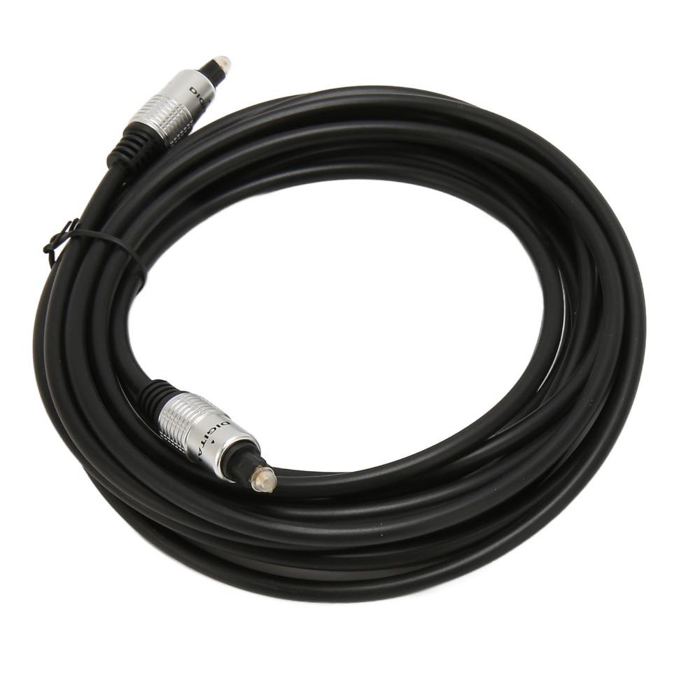 Gold Plated Digital Sound Cable Aluminum Alloy Housing Fiber Optic Cable Digital Audio Devices