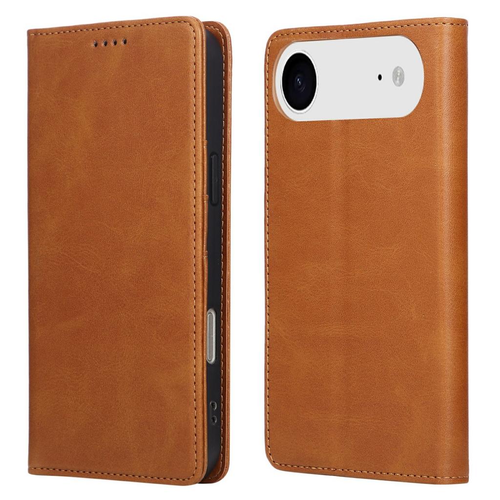 For iPhone 17 Air Case RFID Blocking PU Leather Phone Wallet Cover