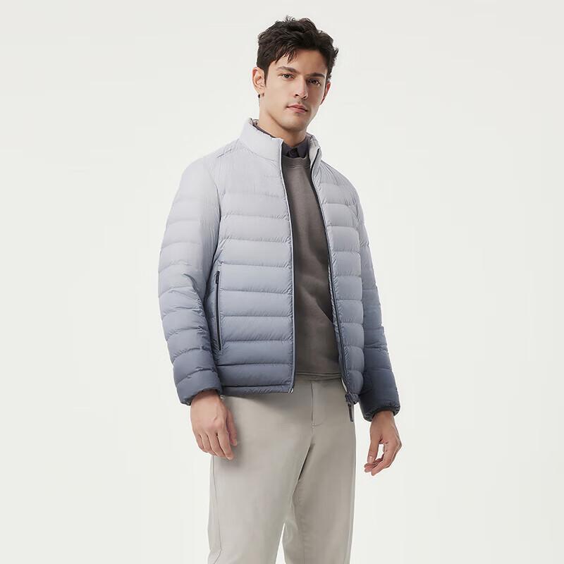 Tanboer Men's Lightweight Stand-Up Collar Down Jacket