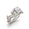 E-Commerce Jewelry Popular Olive Leaf Multi-Color Diamond Ring Factory