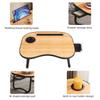 Laptop desktop cutlery and laptop bed holder, bedside table tray, breakfast bed tray, laptop table with cup holder and side draw