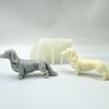 Dog Shaped Silicone Candle Molds Epoxy Resin Silicone Molds for Candle Soap Plaster Decorations, Plaster Silicone Molds