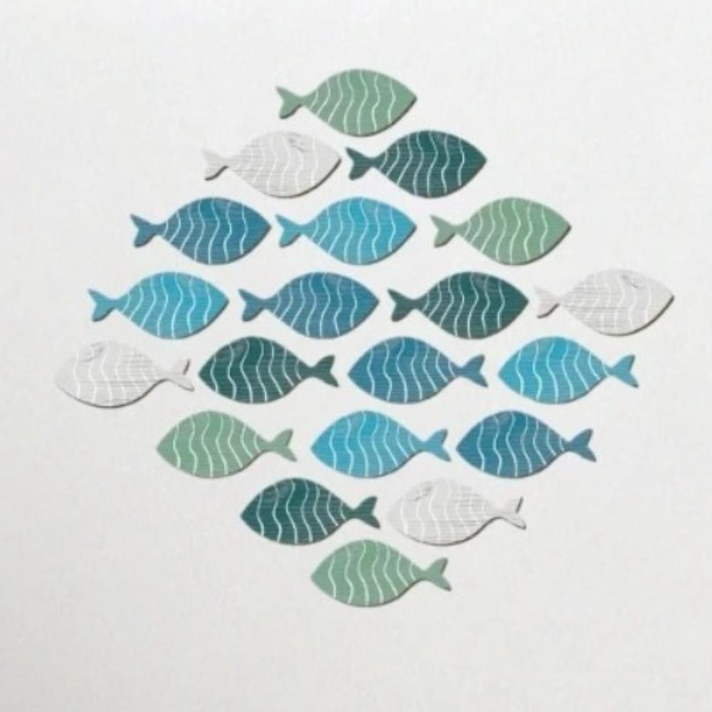 20pcs Wall Art Coastal Beach Fish Pendant Hand Carved Ocean Animal Signs  Hawaiian