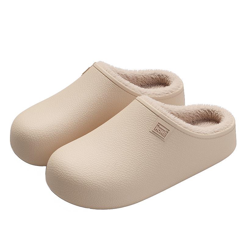 Eva Wasserdichte Baumwollpantoffeln - Winter Indoor Warm Plüsch für Damen & Herren