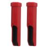 2 Stück Billard Pool Queue Spitze Schleifer Leichtgewicht Queue Spitze Former Rot Langlebige Kunststoff Feile Polierer
