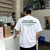 Powiedziałem sobie, żeby przestać pić, ale nie zamierzam słuchać alkoholika Koszulka Zabawny Humor Pijacki Unisex Bawełniana Krótki Rękaw