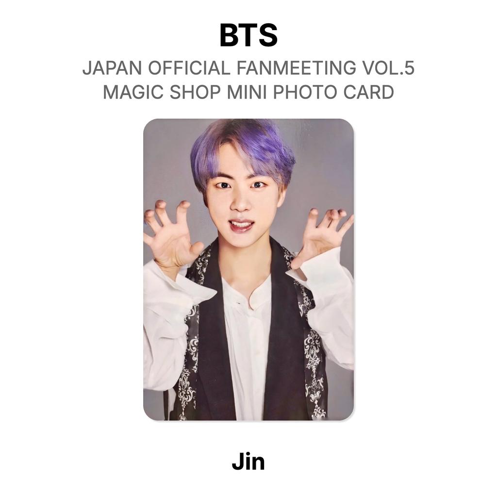 BTS JAPAN OFFICIAL FANMEETING VOL.5 MAGIC SHOP MINI PHOTO CARD Official Photocard