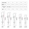 Type B Snap Swivel Barrel-Shaped Figure-8 Ring Connector for Sea Rod Fishing
