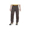 Solid Patch Print Lace-Up Cargo Pants Men Bottoms Brown DN3944-220