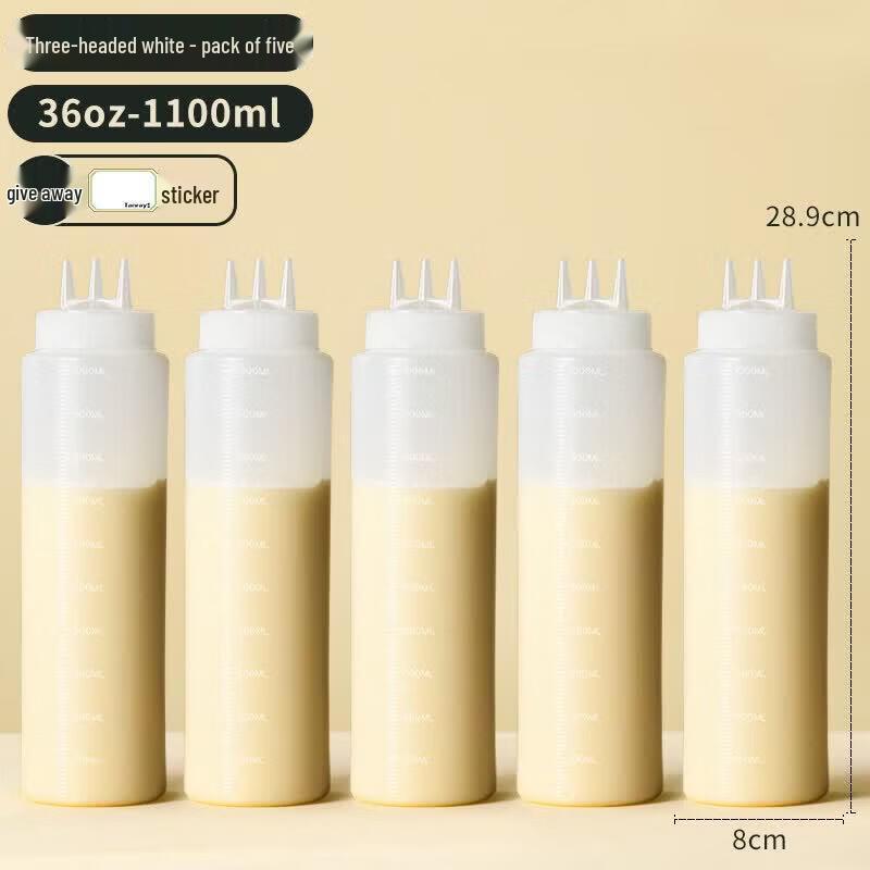 ZISIZ Tang Ya Food Grade Squeeze Sauce Bottle
