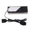 SSD Heatsink RGB Synchronization Thermal Conductive Silicone Pad Custom Dynamic LED Lighting Dazzling Lens M.2 NVMe