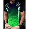 Men's Summer Short-Sleeve Crew Neck T-Shirt, Stylish Casual Top