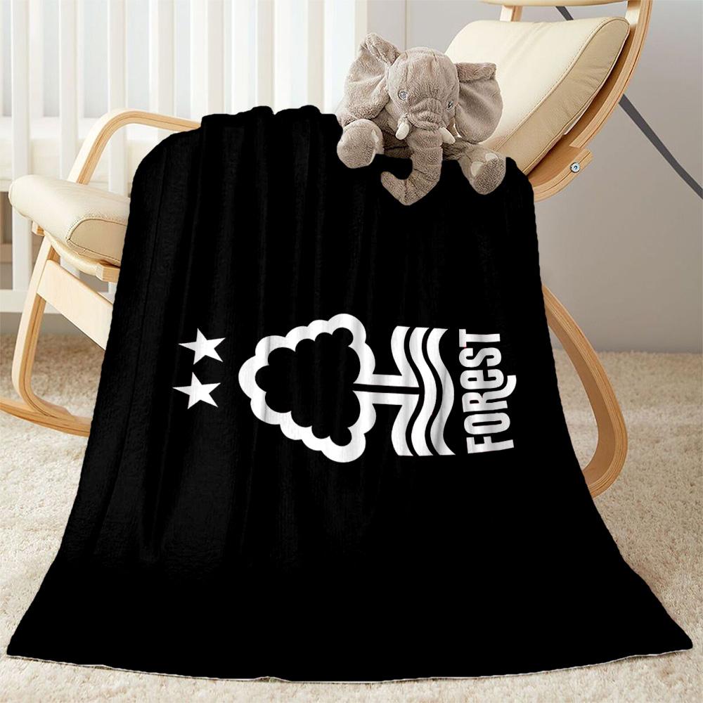 Tree Forest Logo Blanket Warmthful Decor Great for Couch Chair Picnics for All Occasions Stylish Decor Perfect Gift for Relatives and Friends