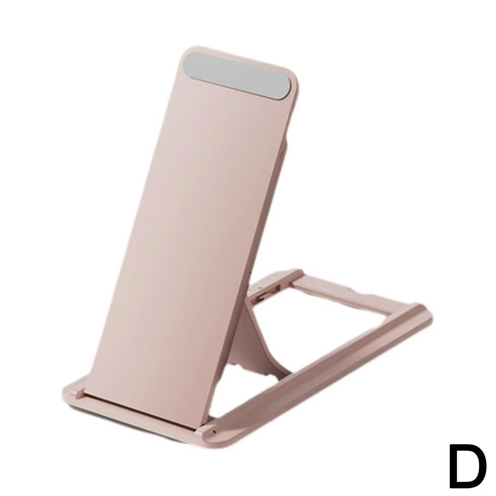 

Портативная подставка для планшета со складным хранением, регулируемым углом и клейким стилем, креативная настольная подставка для компьютера розовый