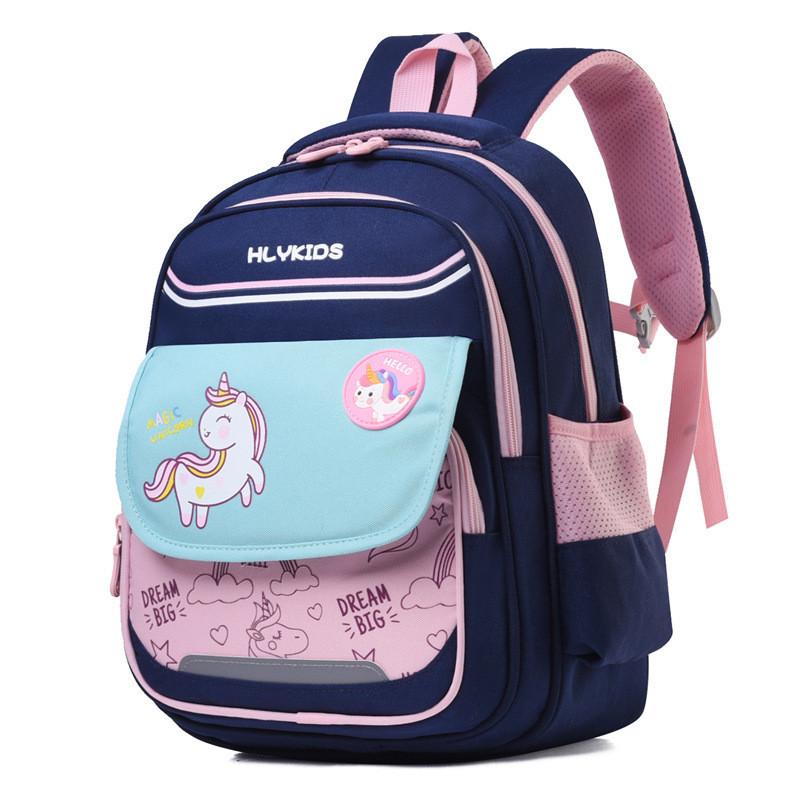 Cute Animal Print Breathable Oxford Cloth Backpack For Kindergarten And Early Grades