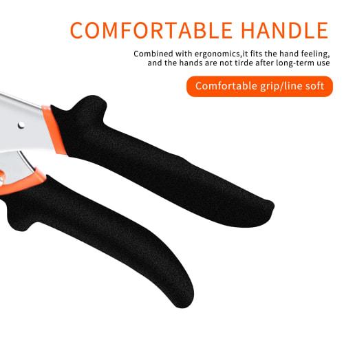 FLORA GUARD Mole Cutter, Angle Scissors, Multi-Angle Scissors, Adjustable 45-135, Cuts Wood, Plastic, PVC, Includes 10 Spare Blades (JDJ-2001JP)