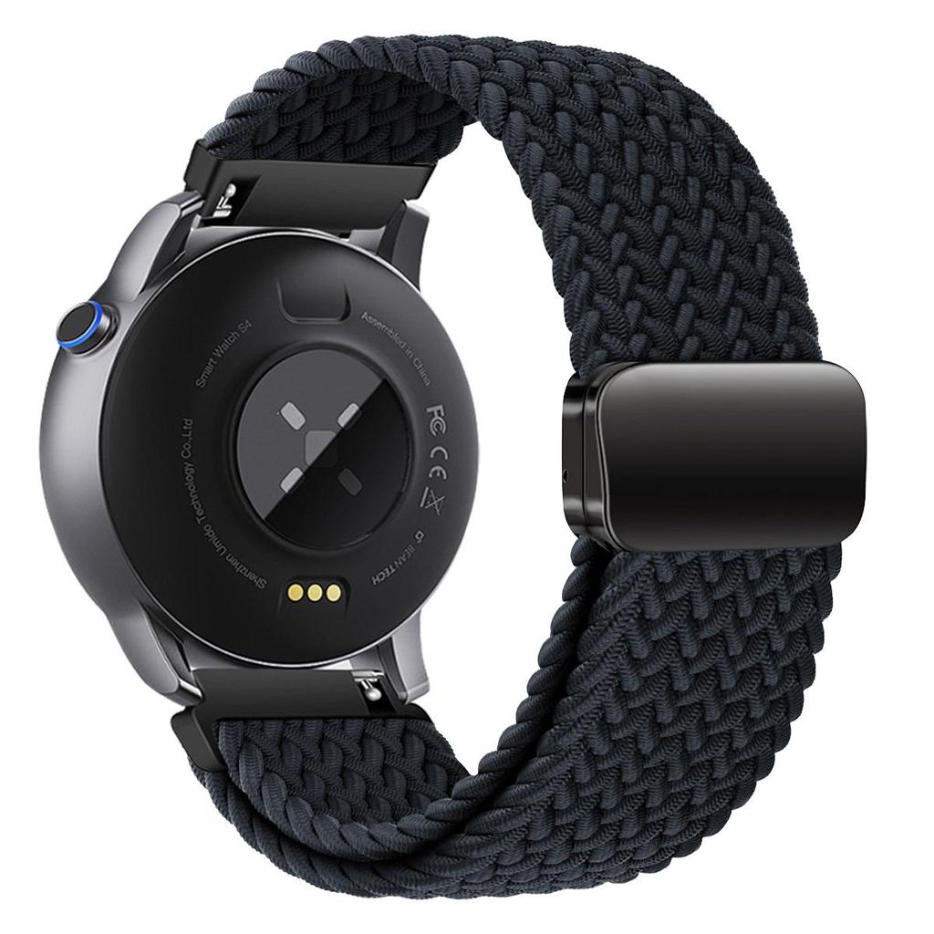 Universal Woven Nylon Magnetic Buckle Watch Band for Huawei/Samsung - 18mm, 20mm, 22mm