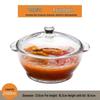 ZISIZ Tempered Glass Soup Bowl with Lid