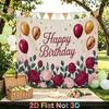 Party Backdrop Floral Balloon Photo Booth Background Front Door Decor