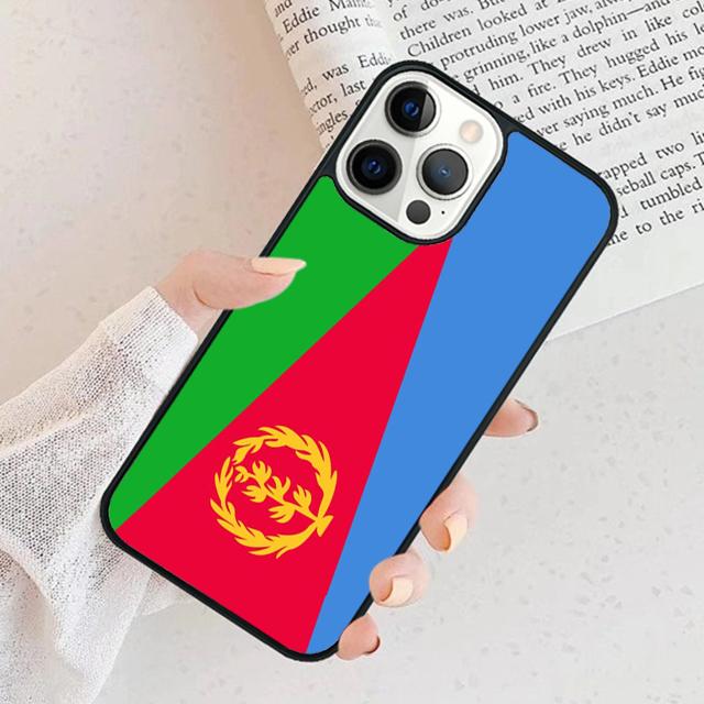 Eritrea Flag Phone Case Cover For iPhone 17 Air 15 16e 11 13 14 Pro Max 12 Plus Max Fundas