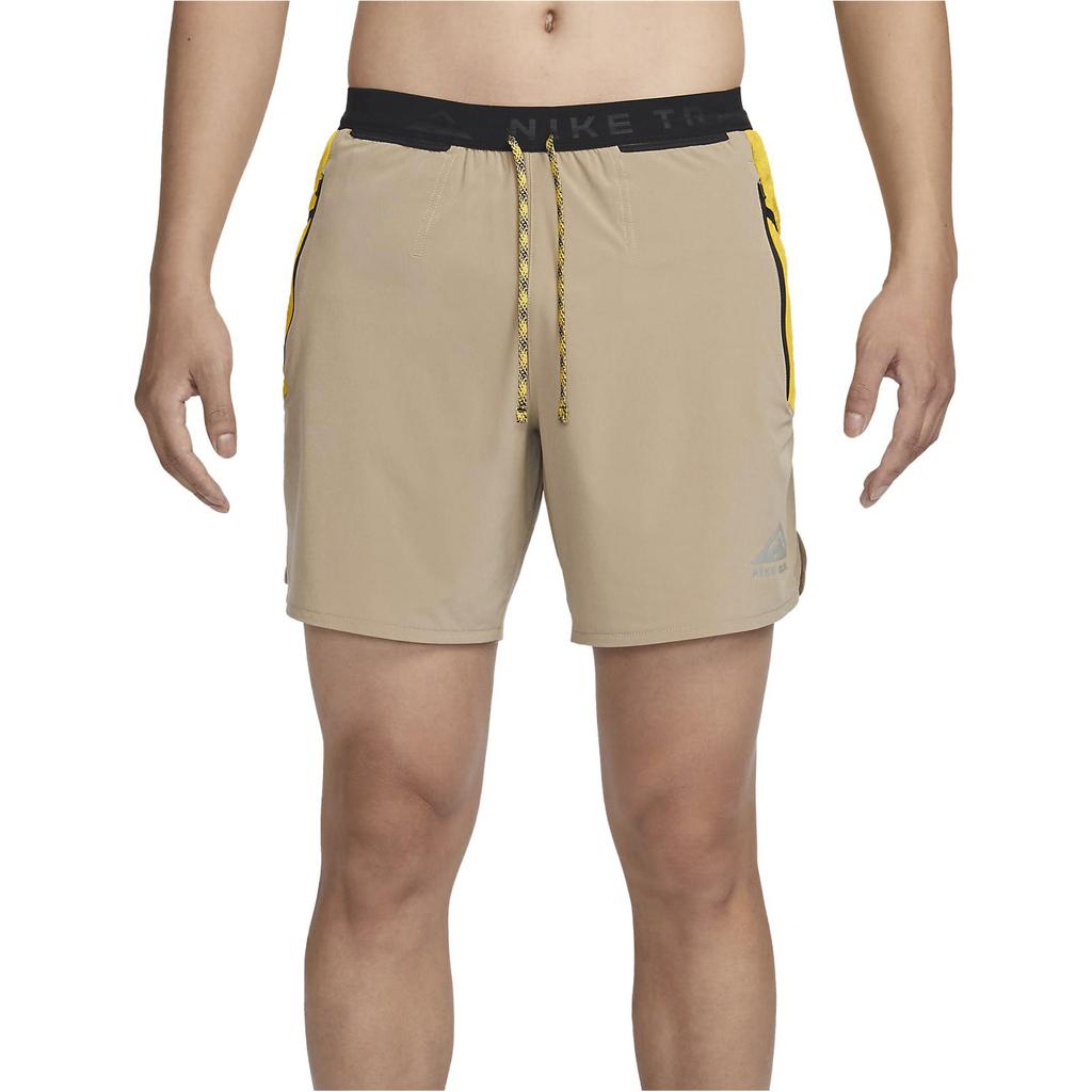 Nike Dri-FIT Contrast Quick-Dry Lined Running Shorts Men Bottoms Khaki FB4195-247