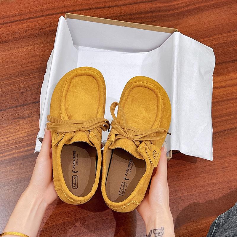Women's new autumn versatile flat-soled Doudou shoes, small single shoes are trendy