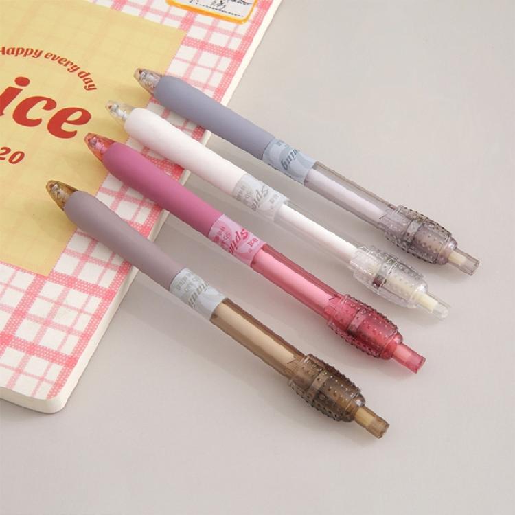 8PCS Stress Relief Retractable Gel Pen 0.5MM Tip Quick Drying Gel Pen Office Writing Tool for Journaling Note Taking