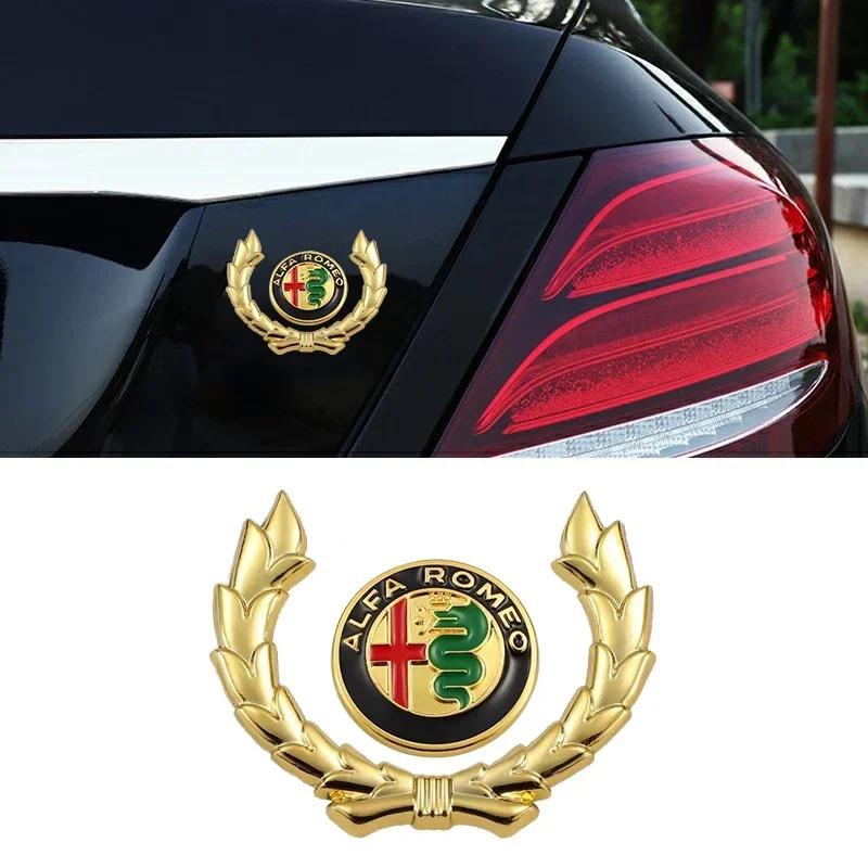 LNYCP1 Auto Styling Kofferraum Karosserie Aufkleber für Alfa Romeo 159 156 147 Giulia Giulietta Stelvio Mito Gt Brera Spider Volante Auto Zubehör