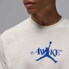 Jordan X Colaboración Awake NY Camiseta de Manga Corta Deportiva Casual con Logo Simple de Letras Unisex Blanco FV9914-133