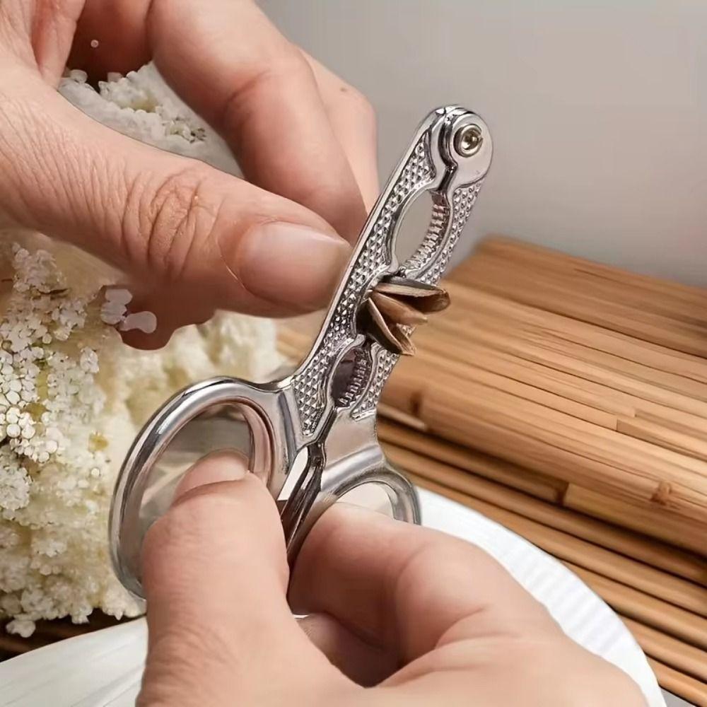 Ergonomic Nut Cracker Tool Non-Slip Pine Nuts Opener Easy To Use Walnut Opener Kitchen Gadget