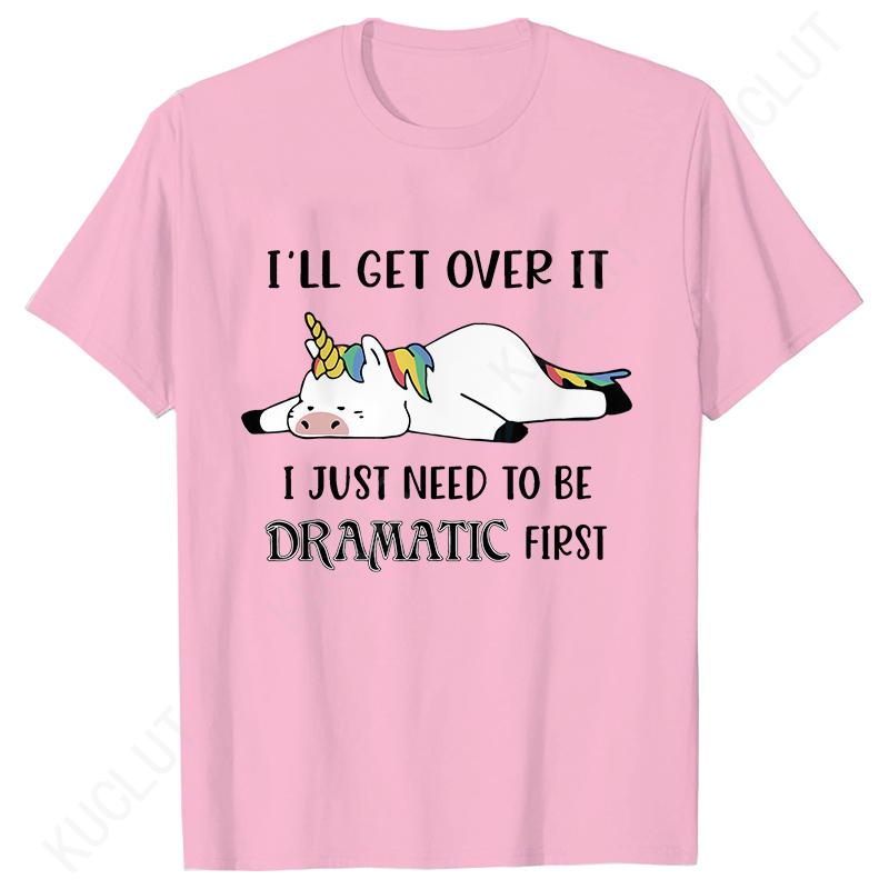 Women T-Shirt Sleepy Lazy Cow Graphic Y2k Tops Funny Dramatic Animal Print Shirt Summer Short Sleeve Tee Vintage Female Clothing